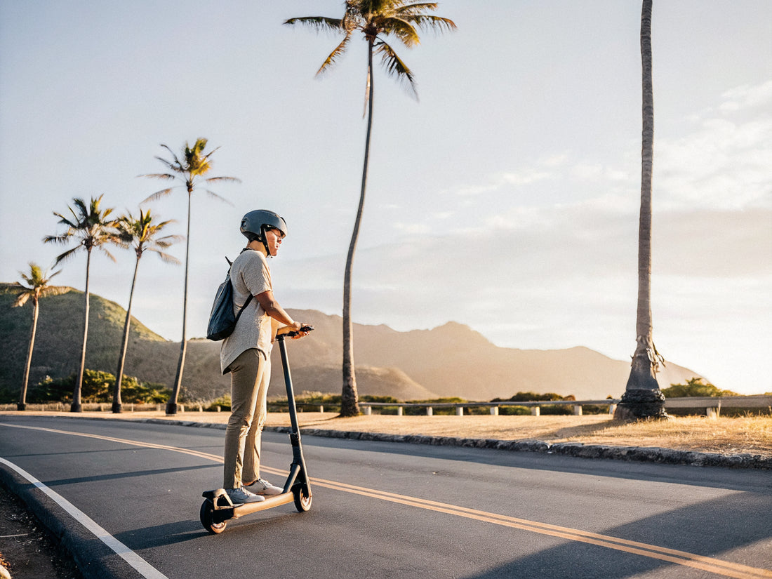Trottinette electrique securite routiere La Reunion