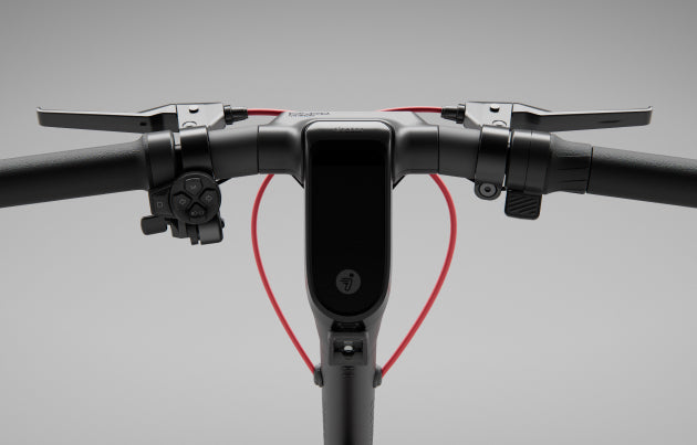 Trottinette électrique Segway Ninebot F3 Pro E - Vue Guidon - TrottinUp La Réunion