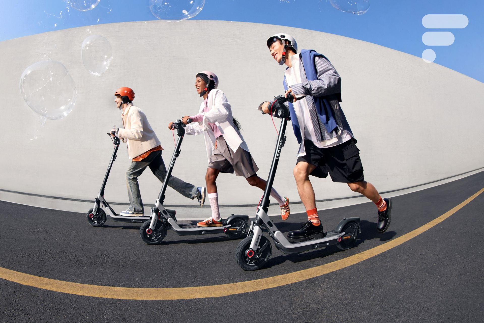 Trottinette électrique Ninebot E3 E - En action - TrottinUp La Réunion
